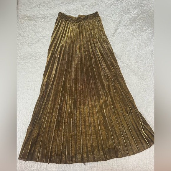 Chartou Gold Shimmer Skirt - Picture 4 of 5